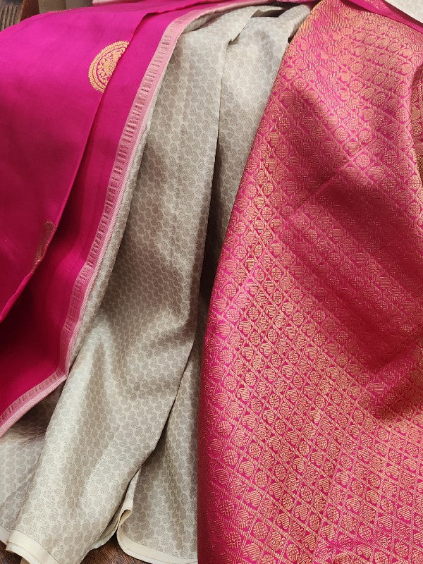 Patli Pallu Kanjivaram Silk Saree