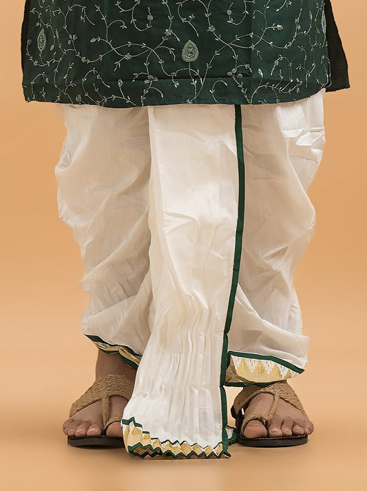 White Silk Dhoti