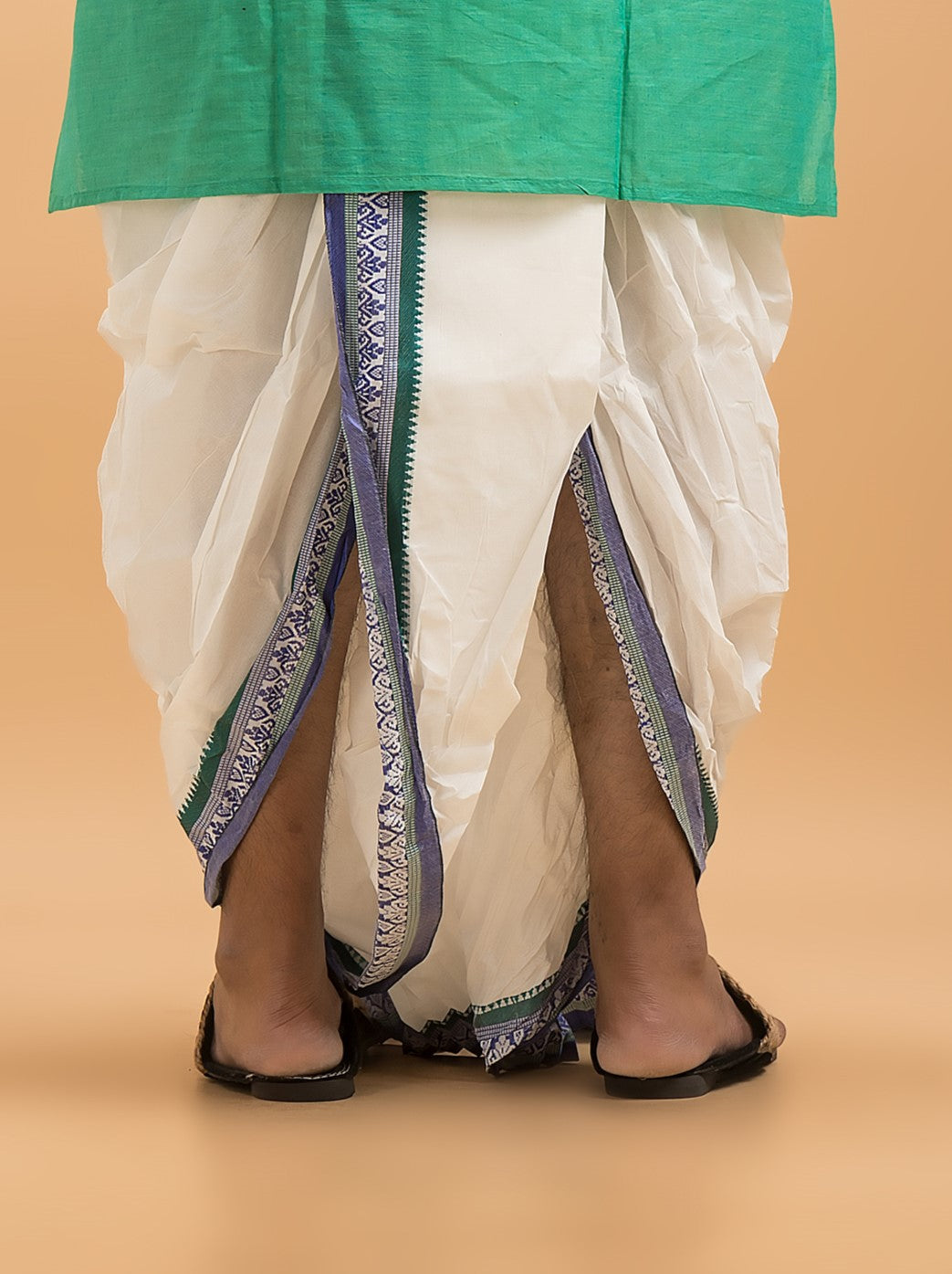 Off White Cotton Dhoti