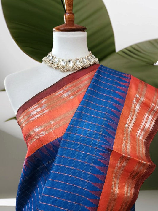 Azure Gadwal Silk