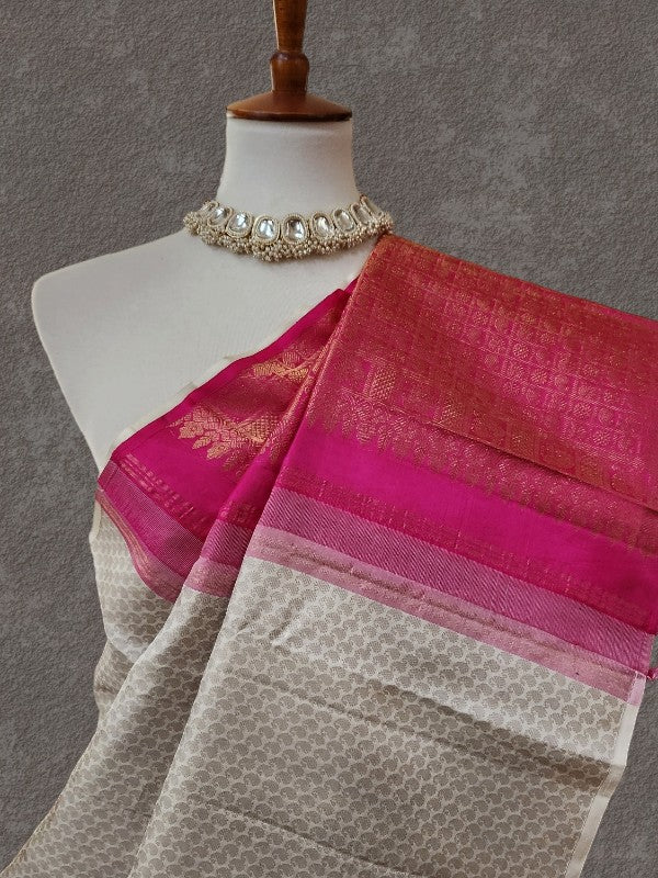 Patli Pallu Kanjivaram Silk Saree